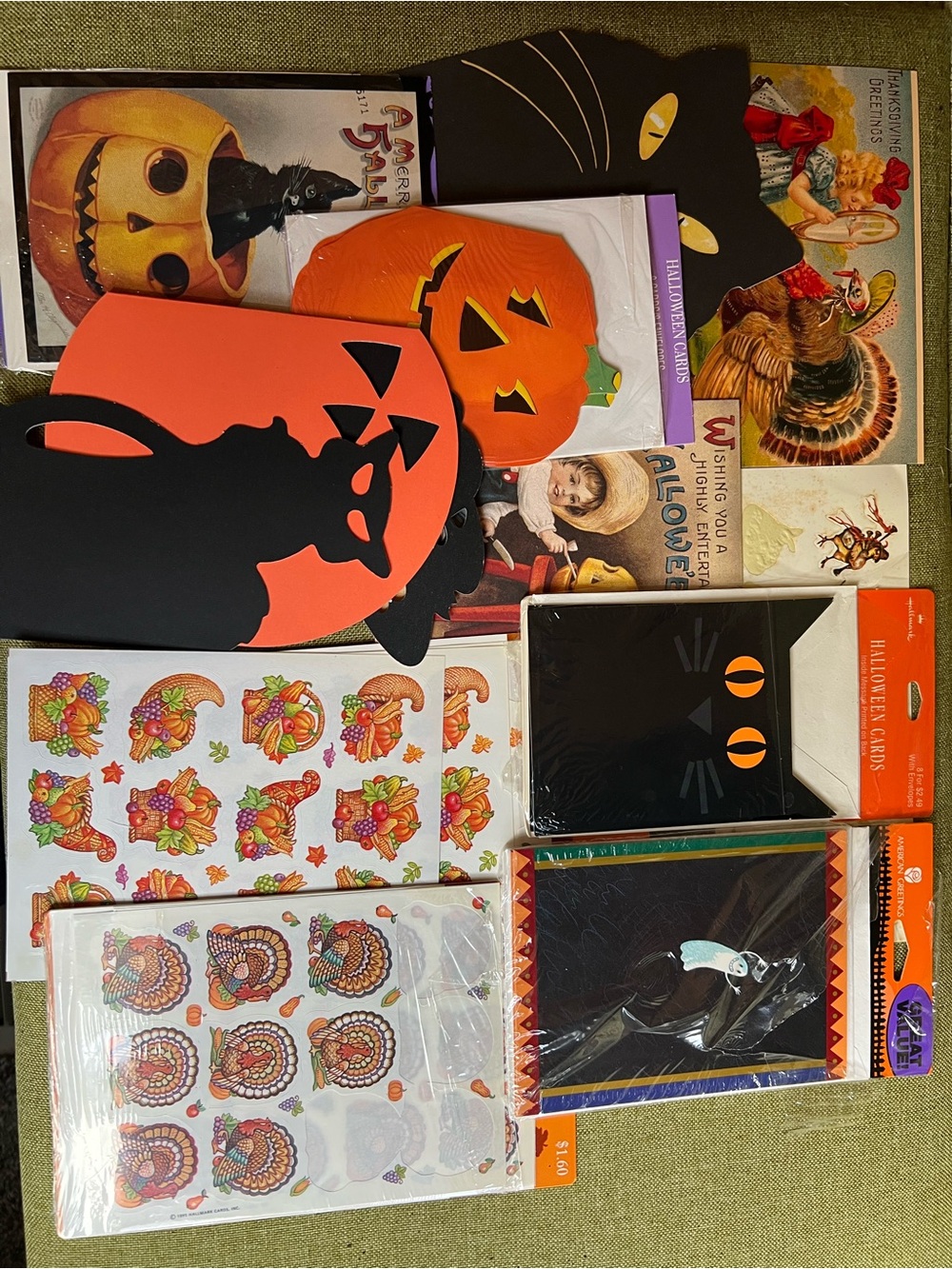 Vintage Hallmark & Merrimack Holiday Ephemera Destash Lot